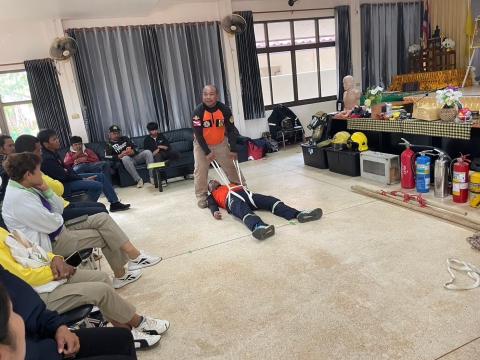 โครงการฝึกซ้อมแผนดับเพลิงในเขตพื้นที่ตำบลหัวถนน