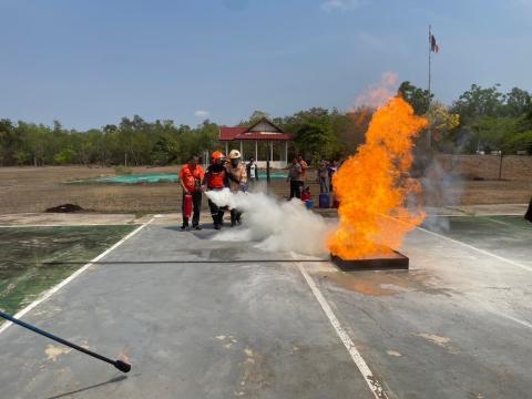 โครงการฝึกซ้อมแผนดับเพลิงในเขตพื้นที่ตำบลหัวถนน