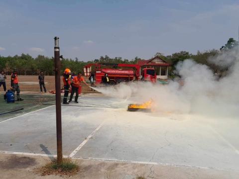 โครงการฝึกซ้อมแผนดับเพลิงในเขตพื้นที่ตำบลหัวถนน