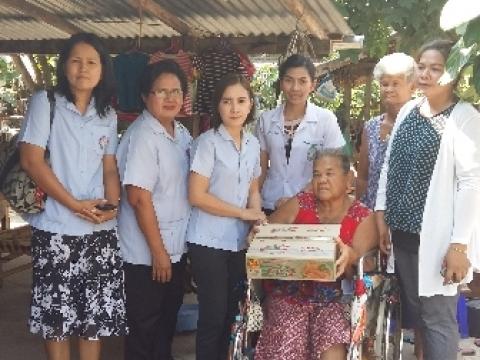 กิจกรรมออกตรวจเยี่ยมผู้สูงอายุ คนพิการในเขตพื้นที่ ร่วมกับโรงพยา