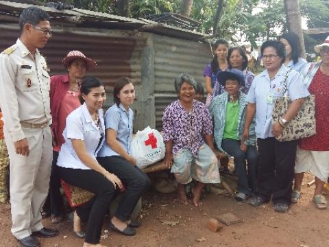 กิจกรรมออกตรวจเยี่ยมผู้สูงอายุ คนพิการในเขตพื้นที่ ร่วมกับโรงพยา