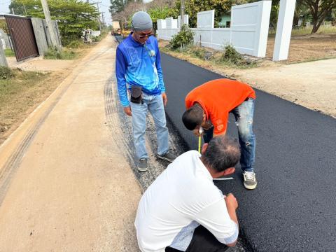 โครงการปรับปรุงซ่อมแซมผิวจราจร สายทางปราสาททอง- ลุงไผ่