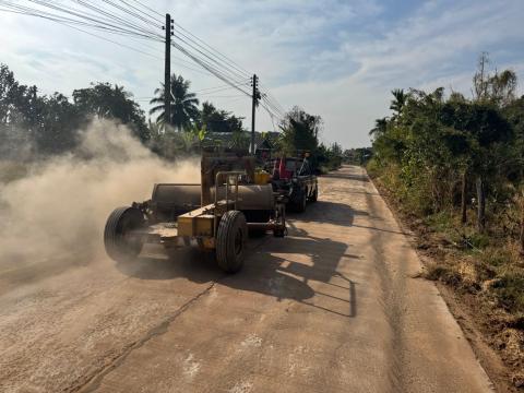 โครงการปรับปรุงซ่อมแซมผิวจราจร สายทางปราสาททอง- ลุงไผ่