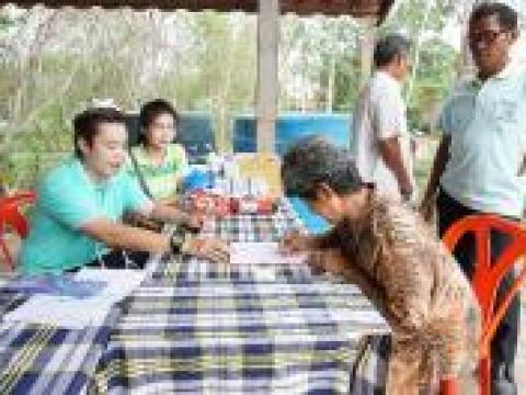 โครงการ อบรมอาชีพผู้สูงอายุตำบลหัวถนน ประจำปี 2559